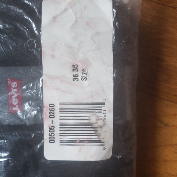 Levi jeans 505 regular black 36/36 - Picture 4 of 6